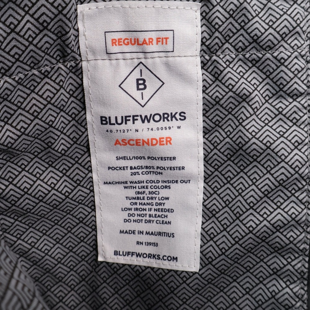 Bluffworks Ascender Travel Pants Men's 38x30 Regular Fit Charcoal Grey - Picture 3 of 7